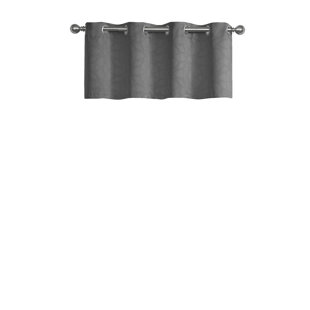 Gray Silver Grommet Eyelet Valances Kitchen Curtains You Ll Quickview
