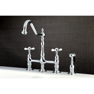 Kingston Brass Essex Double Handle Deck Mounted ..