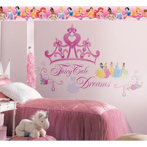 Disney Princess Crown Room Makeover Wall Decal