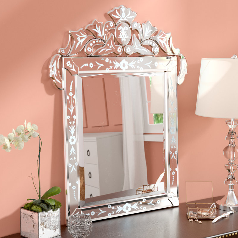 Willa Arlo Interiors Glam Vertical Accent Wall Mirror & Reviews | Wayfair