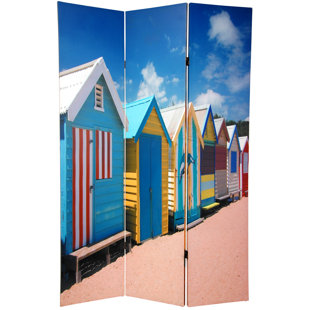 Portable Beach Cabana Wayfair Beach Cabana 3 Panel Room Divider