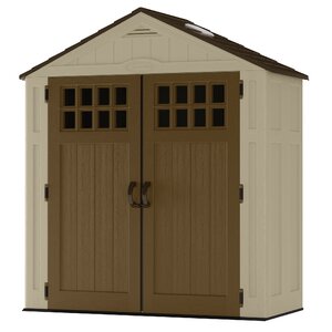 Everett 6 ft. 3 in. W x 2 ft. 9 in. D Plastic Tool Shed