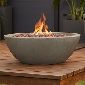 Riverside Concrete Natural Gas Fire Pit