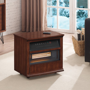 Portable Infragenu2122 Smart 5,200 BTU Electric Infrared Cabinet Heater with Safer Plug and Sensor