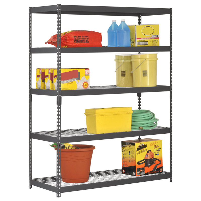 Wfx Utility 78 H Steel Five Shelf Heavy Duty Shelving Unit Wfx Utility 78 H Steel Five Shelf Heavy Duty Shelving Unit Reviews Wayfair