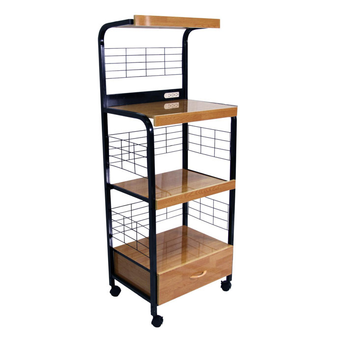 Ore Furniture Microwave Cart With Birch Top Reviews Wayfair Ca Microwave Cart With Birch Top