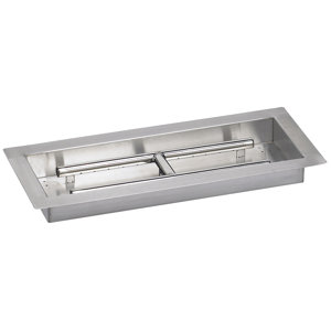 Stainless Steel Natural Gas / Propane Fire Pit