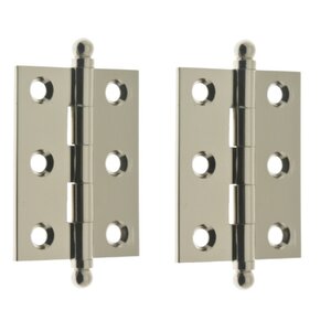 Solid Brass Cabinet Hinge (Set of 2)