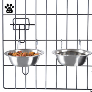 Stainless Steel Hanging Pet Bowl