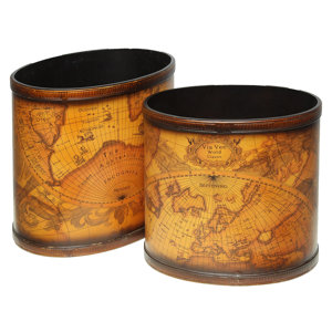 2-tlg. Papierkorb-Set Marco Polo von Ambiente Haus