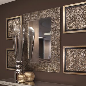 Rectangle Wood Accent Mirror