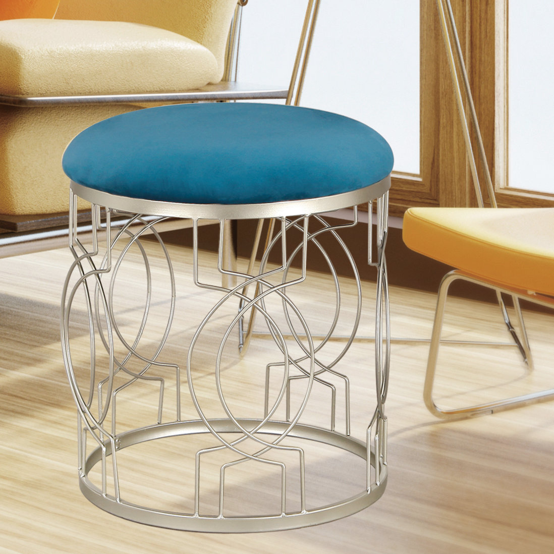 AdecoTrading Luxury Vanity Stool & Reviews Wayfair