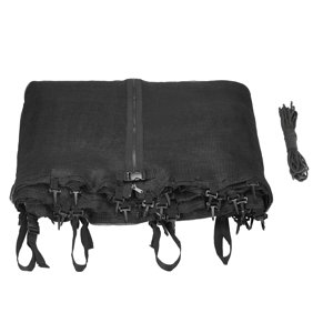 15' Round Trampoline Net Using 8 Poles or 4 Arches