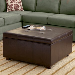 Ehlert Storage Leather Ottoman