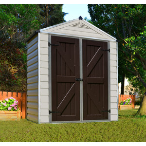 SkyLightu0099 6 ft. 1 in. W x 3 ft. 4 in. D Plastic Storage Shed