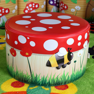 Natura Toadstool Kids Ottoman by KaloKids