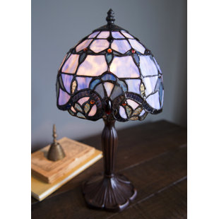 Stained Gl Accent Lamp Wayfair Tara Stained Gl 14 Table Lamp