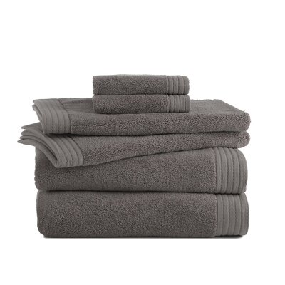 Gray & Silver Bath Towel Sets You'll Love | Wayfair