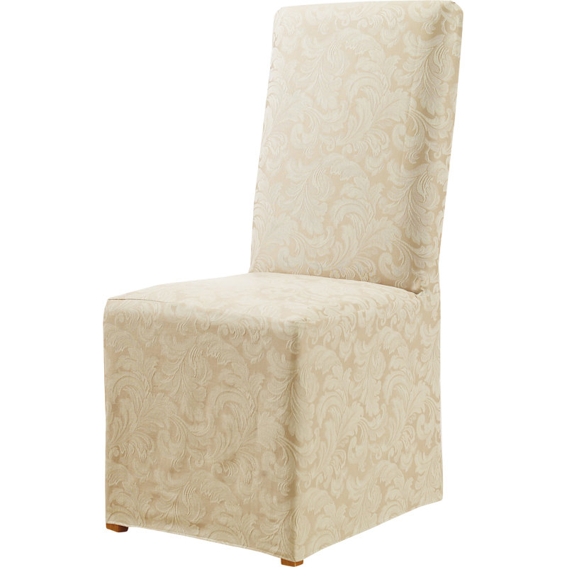 Sure Fit Scroll Classic Box Cushion Dining Chair Slipcover & Reviews