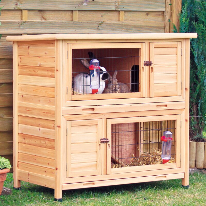 Trixie Natura 2 Story Small Animal Hutch & Reviews | Wayfair