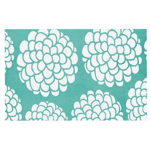 Pom Graphic Design 'Hydrangea's Blossoms' Circles Doormat
