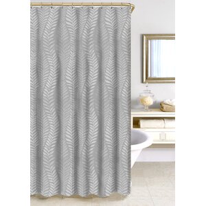 Fern Jacquard Shower Curtain