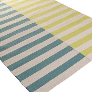 Donley Lime/Teal Area Rug