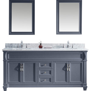 Custom Bathroom Vanities Omaha 72 inch vanities you'll love | wayfair Custom Bathroom Vanities Omaha 72 inch vanities you'll love | wayfair