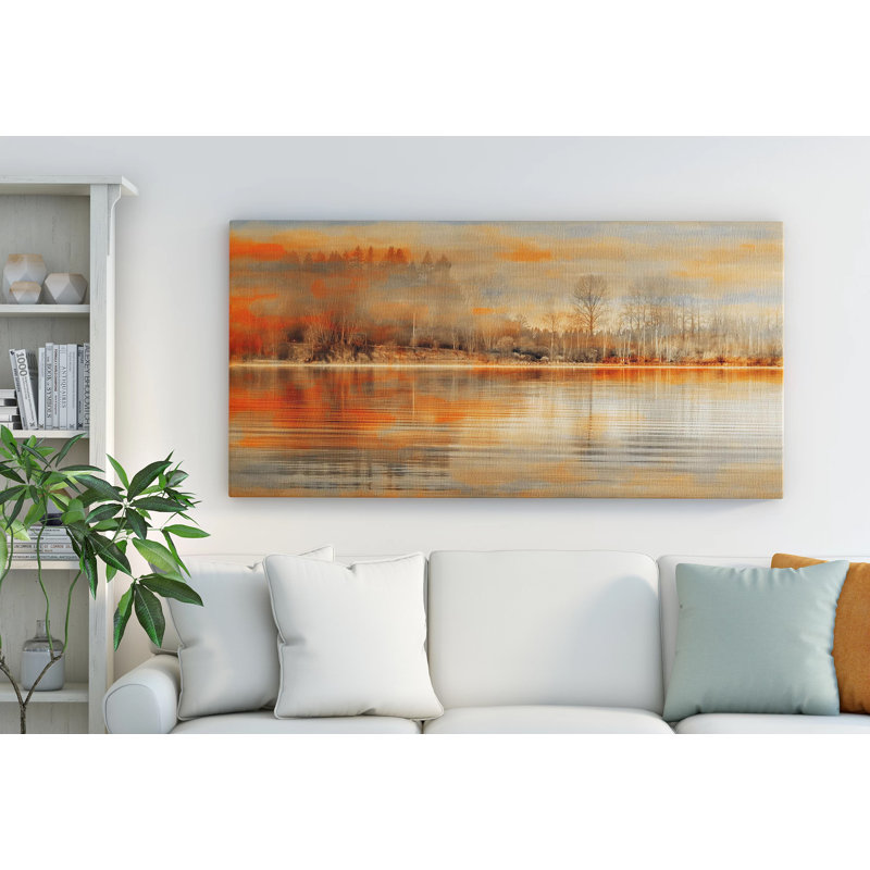 Parvez Taj 'Serenity' by Parvez Taj Framed Graphic Art Print on Wrapped