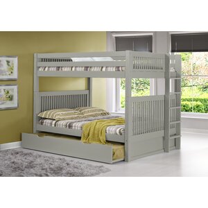 Full Over Full Bunk Bed with Trundle