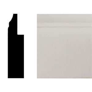 3/4 in. x 3 in. x 8 ft. MDF Wainscot Base Moulding