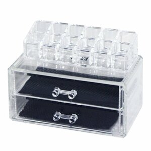 Acrylic Makeup Case and Lipstick Organizer