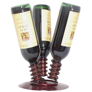 3 Bottle Tabletop Wine Rack by Metrotex Designs