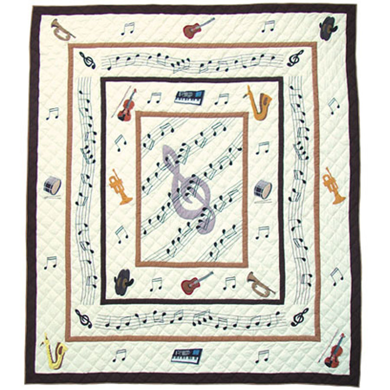 Patch Magic Music Quilt Wayfair