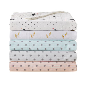 Aspen Printed Cotton Sheet Set