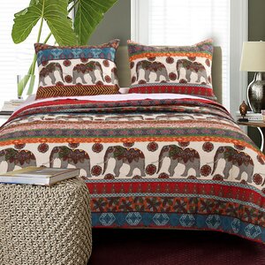 Kandula Reversible Quilt Set