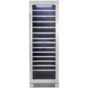 129 Bottle Silhouette Dual Zone Built-In Wine Cooler
