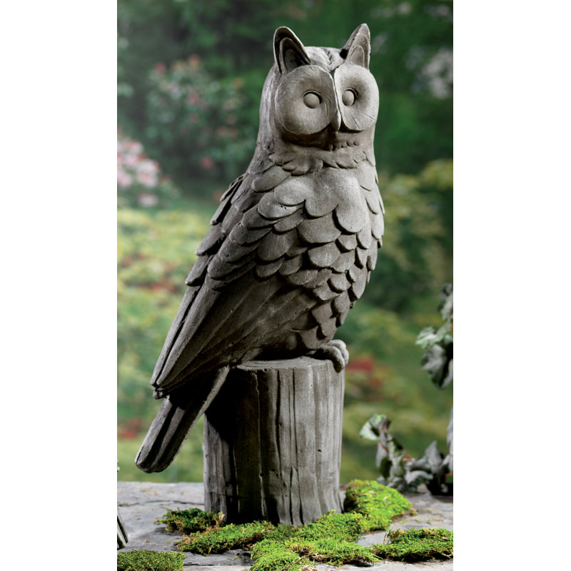 Kindwer Owl Garden Statue Wayfair