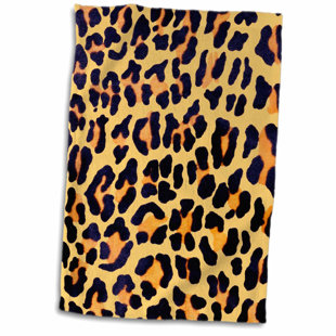 Leopard Print Hand Towels Wayfair Clarksville Chic Leopard Print Hand Towel