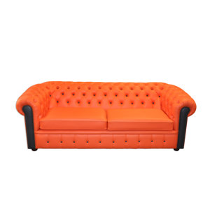Sofa Scroll aus Echtleder von Icon Design