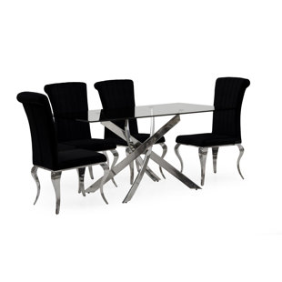 Black Dining Table Sets You Ll Love Wayfair Co Uk Quickview 0 Apr Financing Black