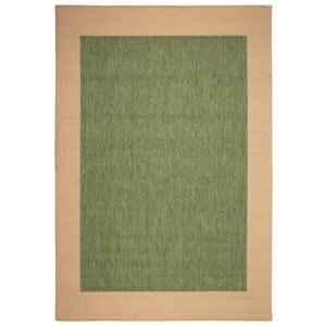 Islander Green Solid Indoor/Outdoor Area Rug