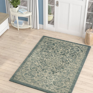Green Rugs You Ll Love Wayfair Landen Turquoise Ivory Area Rug