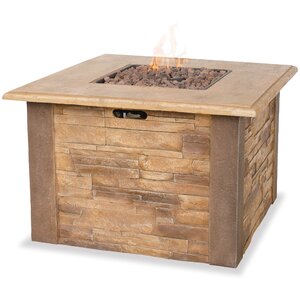 Stone Propane Fire Pit Table