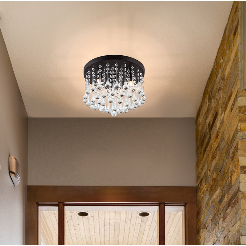 Willa Arlo Interiors Kora 3 Light Flush Mount Reviews Wayfair Kora 3 Light Flush Mount
