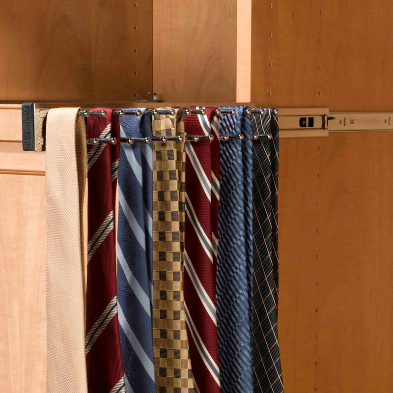 Rev A Shelf Pull Out Side Mount Tie Rack Reviews Wayfair