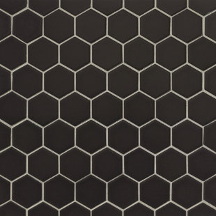 Hexagonal Tile You Ll Love Wayfair Porcelain Tile In Black