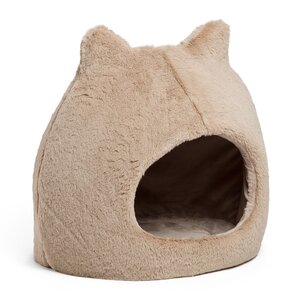 Meow Hut Fur Cat Bed