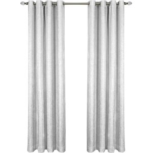 Taylor Solid Semi-Sheer Blackout Thermal Grommet Single Curtain Panel