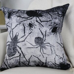 All Over Spiders Throw Pillow